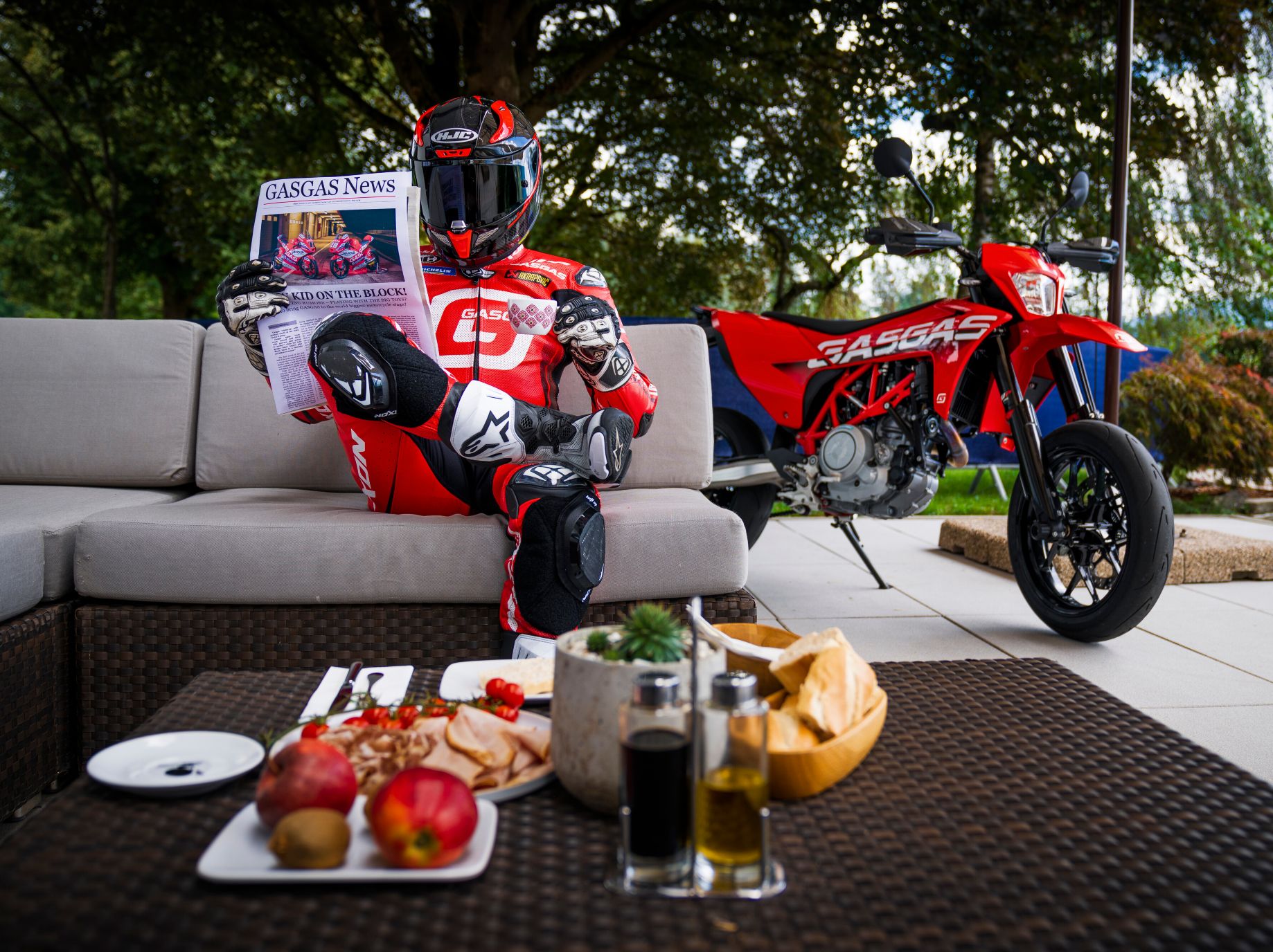 Gas gas outlet toy dirt bike